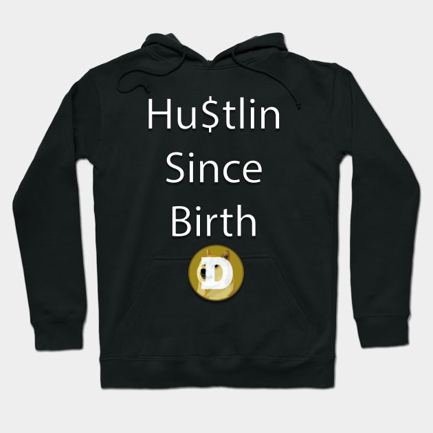 Dogecoin Hustlin Hoodie by ixxneoxxi